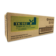 Load image into Gallery viewer, Kyocera TK-592 Yellow Toner Cartridge
