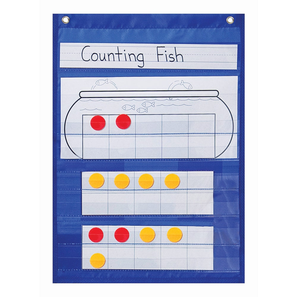Carson-Dellosa Ten Frame Pocket Chart, 18in x 13in, Grades K - 1