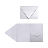LUX Pocket Invitations, A7, 5in x 7in, Silver Metallic, Pack Of 240