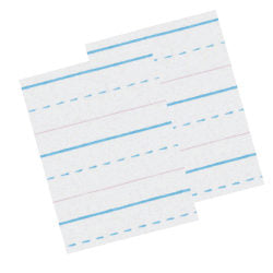 Pacon Zaner-Bloser Sulphite Handwriting Paper, 10-1/2in x 8in, White, 500 Sheets Per Pack, Set Of 2 Packs