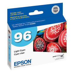 Epson 96 UltraChrome K3 Light Cyan Ink Cartridge, T096520