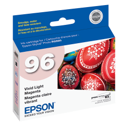 Epson 96 UltraChrome K3 Vivid Light Magenta Ink Cartridge, T096620