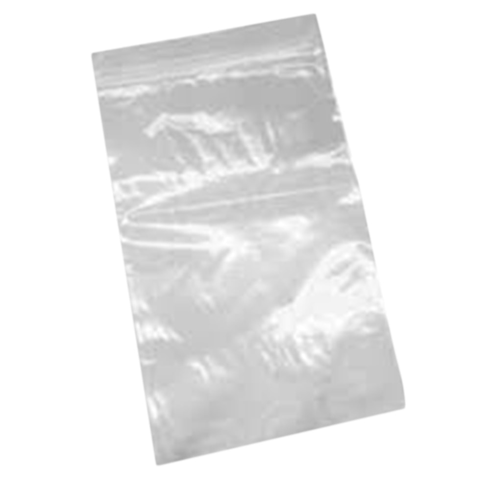 Clear Line Single-Track Seal-Top Poly Bags, 6in x 9in, Clear, 100 Bags Per Pack, Carton Of 10 Packs