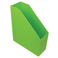 Load image into Gallery viewer, Romanoff Magazine Files, 9 1/2inH x 3 1/2inW x 11 1/2inD, Lime Green, Pre-K - Grade 8, Pack Of 3