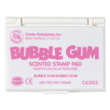 Center Enterprise Scented Stamp Pads, Bubble Gum Scent, 2 1/4in x 3 3/4in, Pink, Pack Of 6
