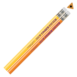 Musgrave Pencil Co. Finger Fitter Pencils, With Erasers, 2.11 mm, #2 Medium Soft Lead, Orange/Yellow, Pack Of 72