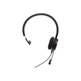 Jabra Evolve 20SE MS Headset - Mono - USB Type C - Wired - 32 Ohm - 150 Hz - 7 kHz - On-ear - Monaural - Ear-cup - 3.12 ft Cable - Electret Condenser Microphone - Black