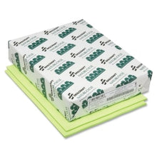 Load image into Gallery viewer, SKILCRAFT Neon Color Copy Paper, Neon Green, Letter (8.5in x 11in), 500 Sheets Per Ream, 20 Lb, 30% Recycled