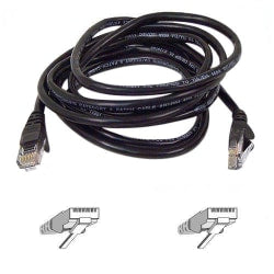 Belkin Patch Cord - RJ-45 Male - RJ-45 Male - 20ft - Black