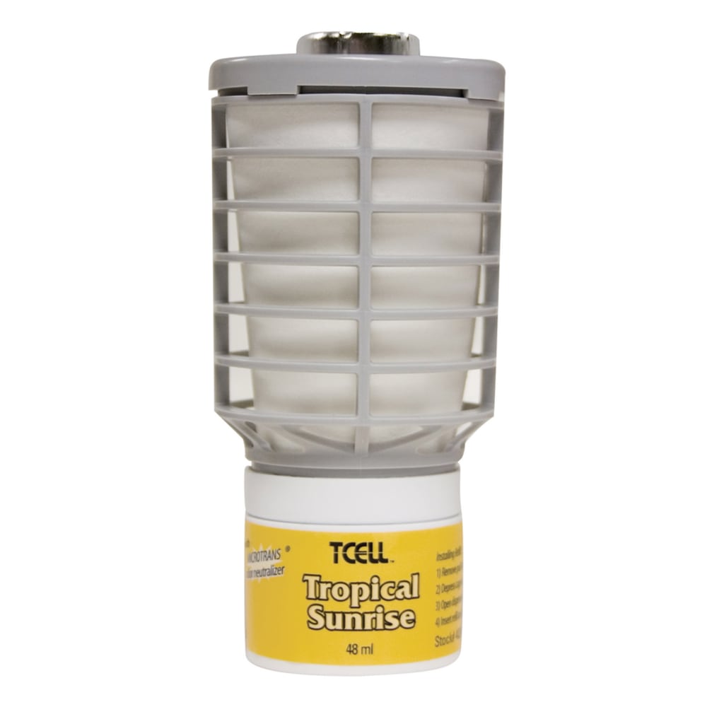 Rubbermaid Commercial Products TCell Refill; 1.62 Oz; Tropical Sunrise; Case Of 6