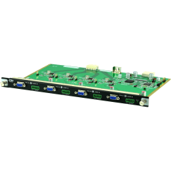 ATEN VM7104 4-Port VGA Input Board - The VM7104 4-Port VGA Input Board offers an easy way to route 4 VGA video and audio sources up to 16 displays, when used in combination with the ATEN Modular Matrix Switch.