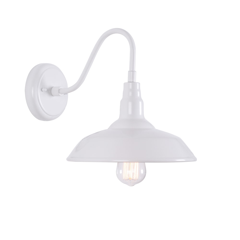 Kenroy Dale 1-Light Lantern, 9-7/8inW, Matte White