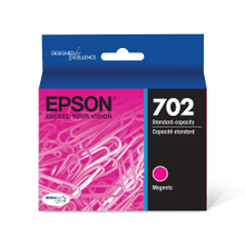 Load image into Gallery viewer, Epson 702 DuraBrite Ultra Magenta Ink Cartridge, T702320-S