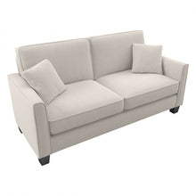 Load image into Gallery viewer, Bush Furniture Flare Microsuede Fabric Sofa, 35-3/4inH x 73inW x 33-1/2inD, Light Beige, Standard Delivery