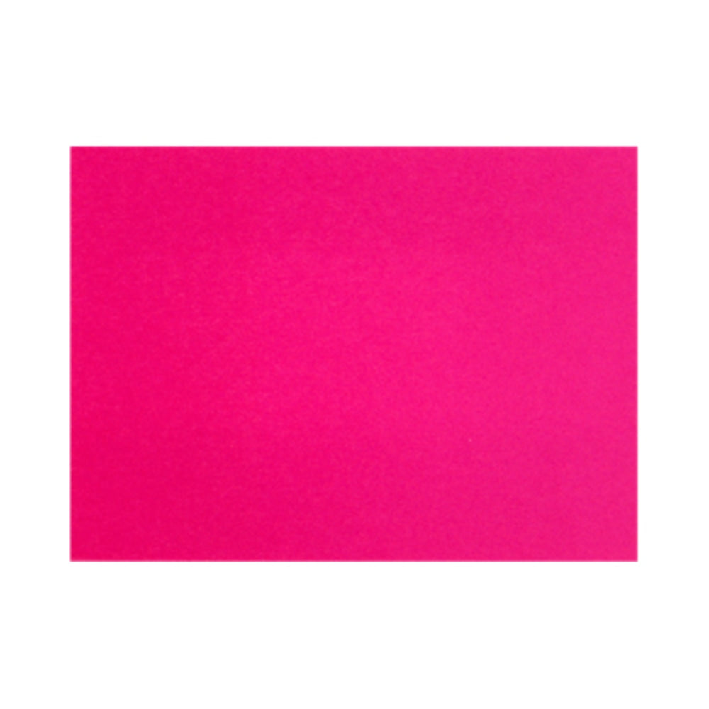 LUX Flat Cards, A2, 4 1/4in x 5 1/2in, Hottie Pink, Pack Of 50