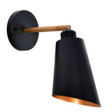 Kenroy Home Alvar Wall Lamp, 5inW, Black