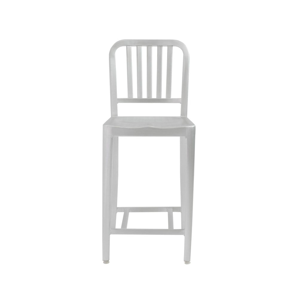 Eurostyle Cafe-C Counter Stool, Silver
