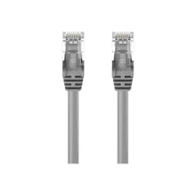 Load image into Gallery viewer, Belkin 7ft CAT6 Ethernet Patch Cable Snagless, RJ45, M/M, Gray - Patch cable - RJ-45 (M) to RJ-45 (M) - 7 ft - UTP - CAT 6 - molded, snagless - gray - for Omniview SMB 1x16, SMB 1x8; OmniView SMB CAT5 KVM Switch