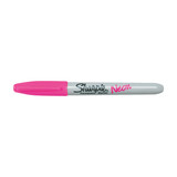 Sharpie Neon Permanent Marker, Fine Point, Pink