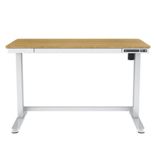 Load image into Gallery viewer, Koble Juno 24inW Adjustable Standing Computer Desk With Wireless Charging, Oak