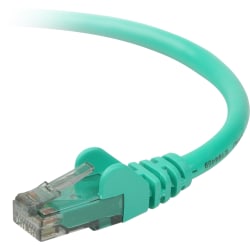 Belkin Cat. 6 UTP Patch Cable - RJ-45 Male - RJ-45 Male - 15ft - Green