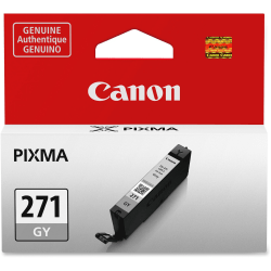 Canon CLI-271GY Gray Standard-Yield Ink Tank, 0394C001