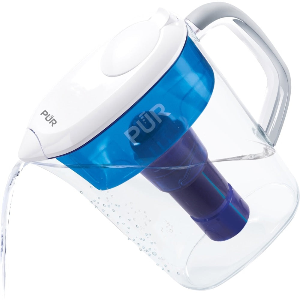 Pur Basic 7-Cup Pitcher - Pitcher - 40 gal Filter Life (Water Capacity)2 Month Filter Life (Duration) - 7 Cups Pitcher Capacity - 1 - White