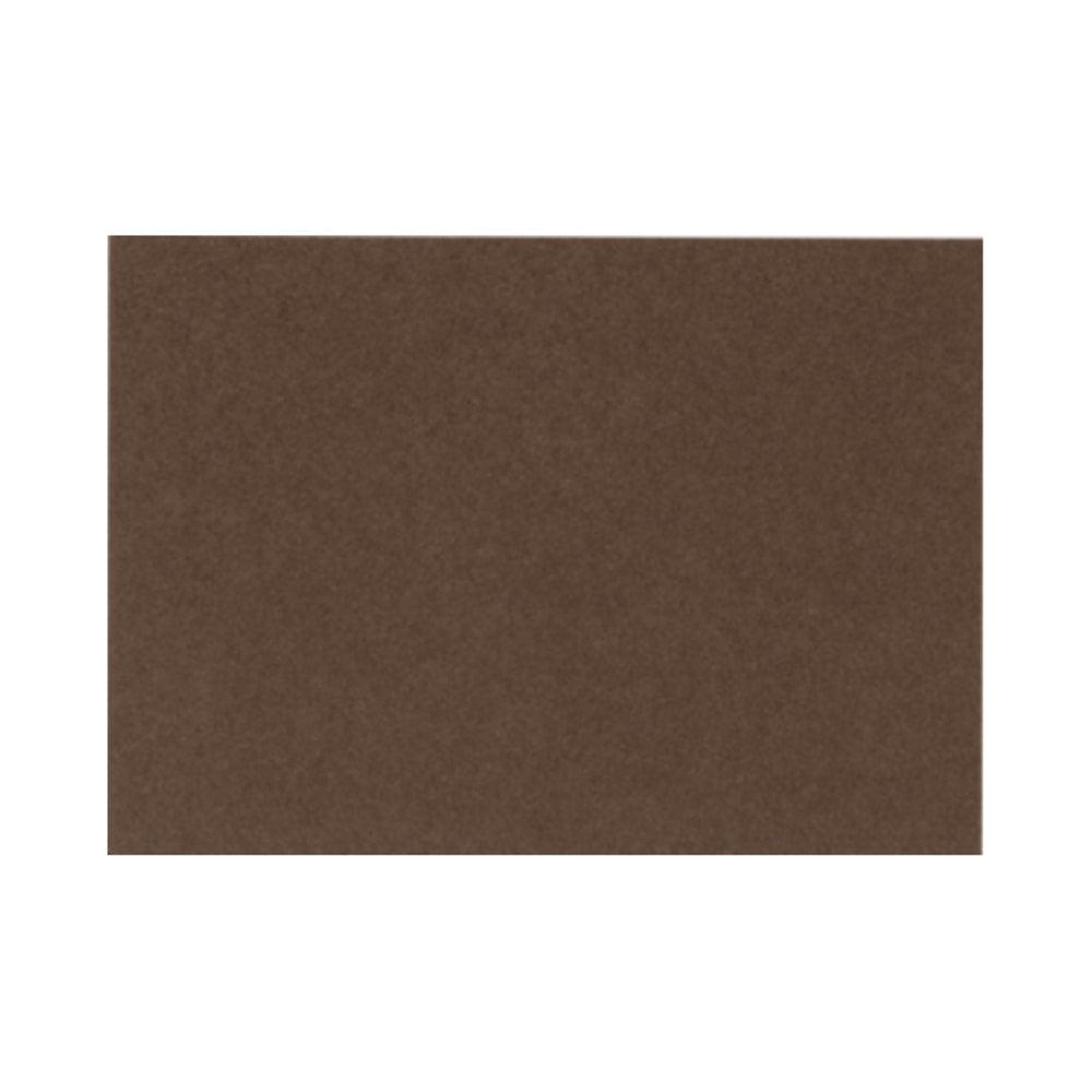 LUX Flat Cards, A9, 5 1/2in x 8 1/2in, Chocolate Brown, Pack Of 1,000