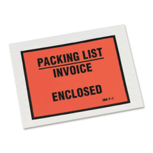 Load image into Gallery viewer, 3M Full View Packing List/Invoice Enclosed Envelopes, Orange, Case Of 1,000 Envelopes
