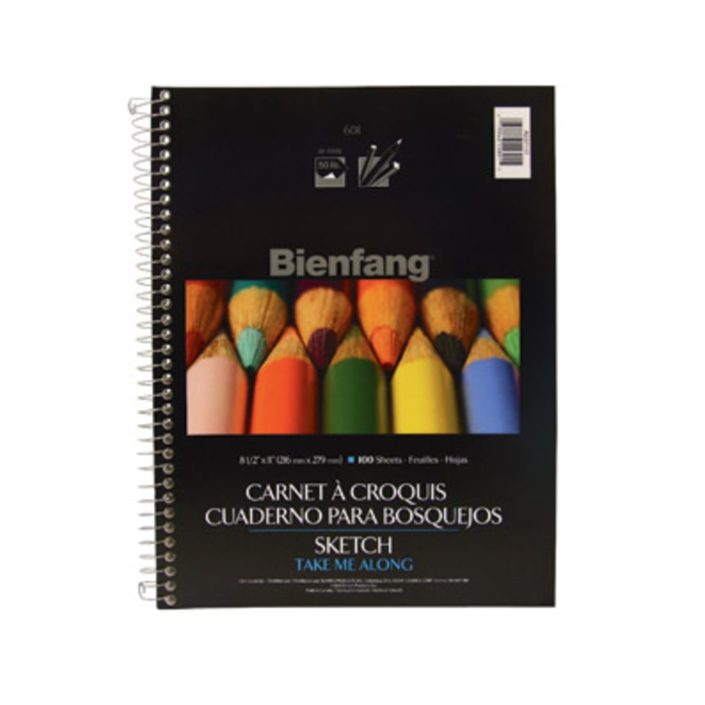Bienfang No. 601 Take Me Along Sketch Paper Pad, 8 1/2in x 11in