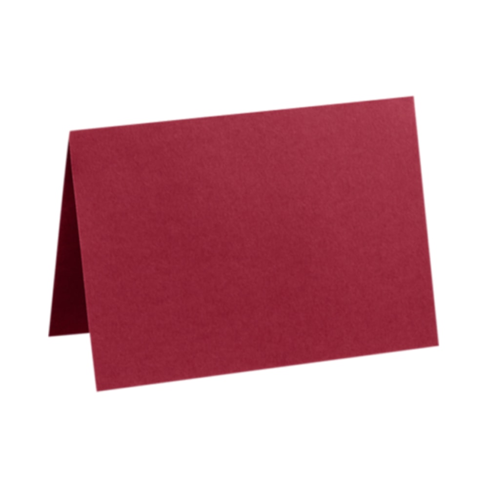 LUX Folded Cards, A9, 5 1/2in x 8 1/2in, Garnet Red, Pack Of 500