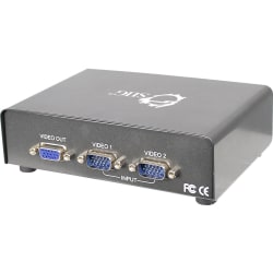 SIIG 2x1 VGA Switch - 1 - 1920 x 1440 - VGA, UXGA, SVGA, XGA