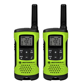 Motorola TalkAbout T605 Waterproof Two-Way Radios, Green/Black, Pack Of 2 Radios