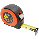Lufkin 800 Series Xtra-Wide Power Return Tape Measure, SAE, 25ft x 1-3/16in Blade