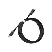 Load image into Gallery viewer, OtterBox USB-C Data Transfer Cable - 9.84 ft USB-C Data Transfer Cable - First End: USB Type C - Second End: USB Type C - 480 Mbit/s - Black