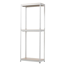 Baxton Studio Arne 3-Shelf Racking Organizer, White