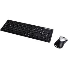 Load image into Gallery viewer, Fellowes Microban Wireless Keyboard &amp; Mouse, Straight Compact Keyboard, Gray, Ambidextrous Optical Mouse