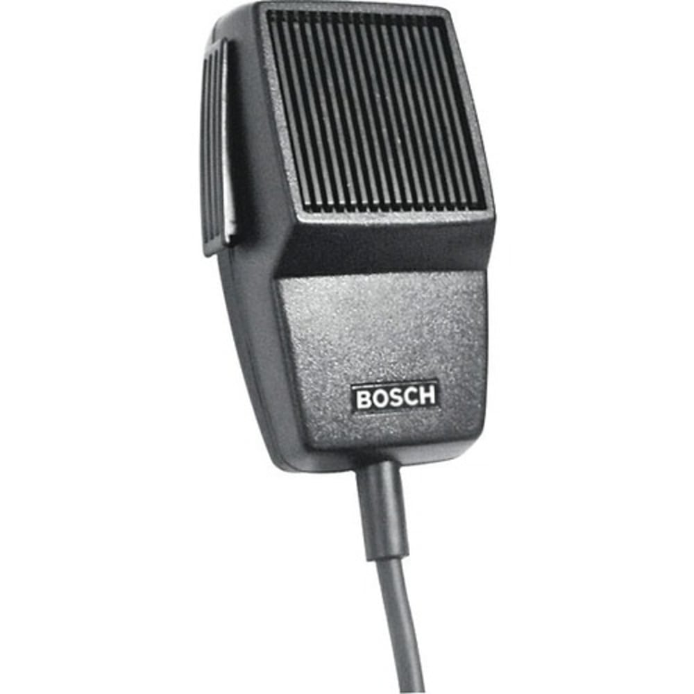 Bosch LBB 9080/00 Rugged Wired Dynamic Microphone - Black - 3.94 ft - 280 Hz to 14 kHz - 500 Ohm - Omni-directional - Handheld - DIN