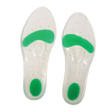 Load image into Gallery viewer, Stein&#39;s Silicone Dual-Density Comfort Shoe Gel Insoles, Large, Green, Pack Of 2