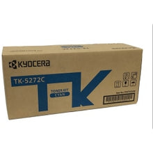 Load image into Gallery viewer, Kyocera TK-5272C Original Laser Toner Cartridge - Cyan - 1 Each - 6000 Pages