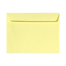 Load image into Gallery viewer, LUX Booklet 9in x 12in Envelopes, Gummed Seal, Lemonade Yellow, Pack Of 50