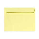 LUX Booklet 9in x 12in Envelopes, Gummed Seal, Lemonade Yellow, Pack Of 50