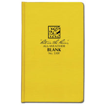 Load image into Gallery viewer, Rite In The Rain All Weather Bound Notebooks, 4-3/8in x 7-1/4in, 160 Pages (80 Sheets), Yellow, Pack Of 6 Notebooks