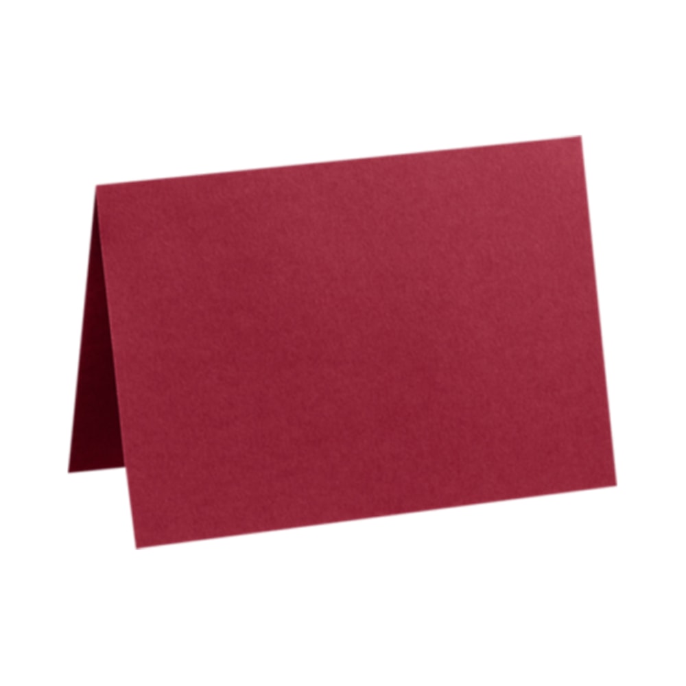 LUX Folded Cards, A6, 4 5/8in x 6 1/4in, Garnet Red, Pack Of 500