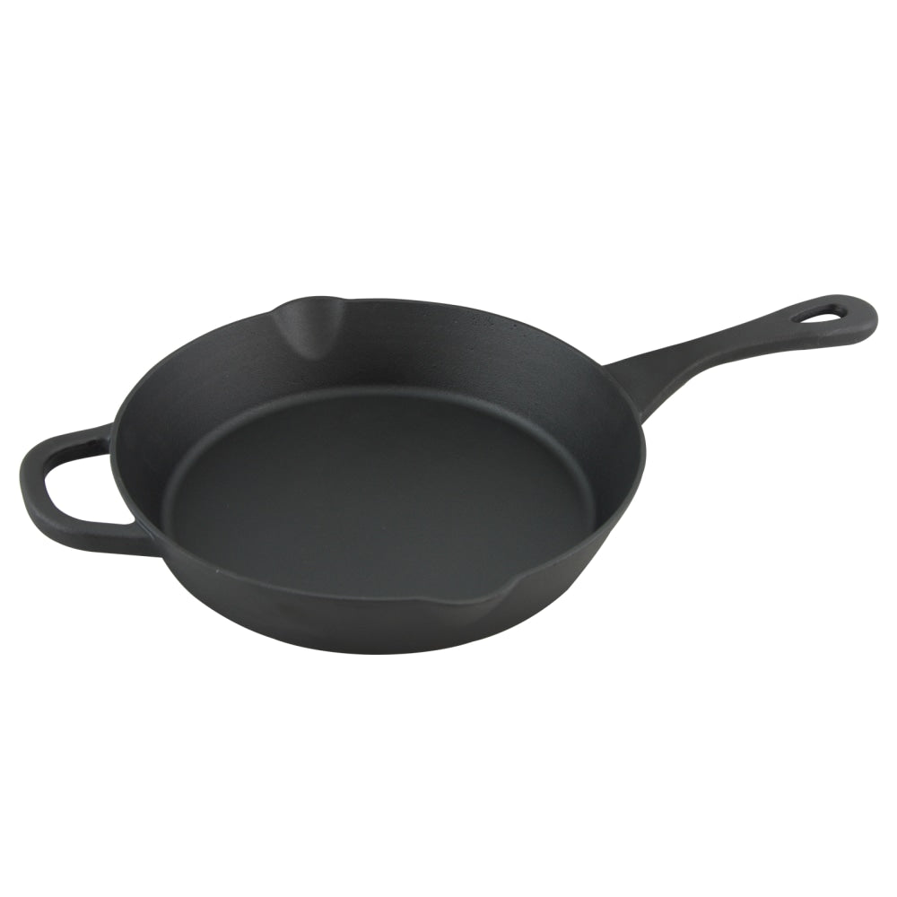 Crock-Pot Artisan 10in Pre-Seasoned Cast Iron Skillet, Black