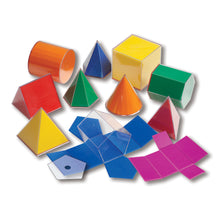 Load image into Gallery viewer, Learning Advantage Folding 3-D GeoFigures Set, Pack Of 12