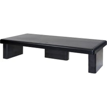 Load image into Gallery viewer, DAC Stax Ergonomic Height Adjustable Ultra Wide Monitor Stand - 66 lb Load Capacity - 4.8in Height x 22in Width x 10.5in Depth - Plastic - Black - TAA Compliant