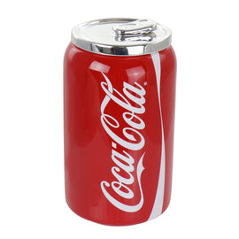Coca-Cola Durastone Snack Jar, 25 Oz, Red/Silver