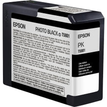 Load image into Gallery viewer, Epson T5801 UltraChrome K3 Photo Black Ink Cartridge, T580100