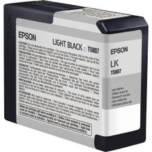 Load image into Gallery viewer, Epson T5807 UltraChrome K3 Light Black Ink Cartridge, T580700